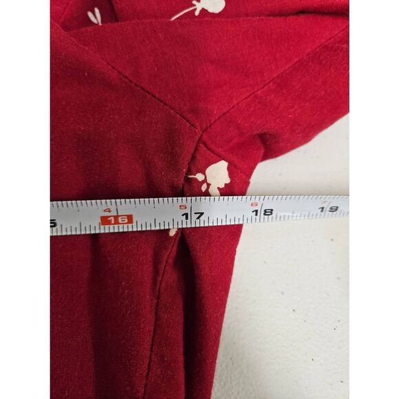 Vintage Tem Tex Women's Western Red Rodeo Shirt Medium - Picture 9 of 10